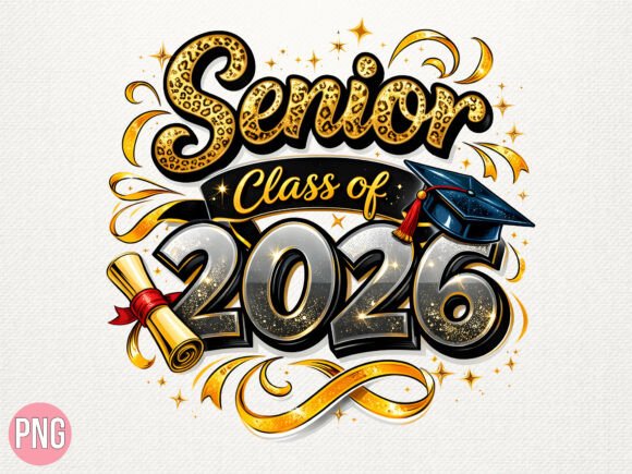 Download Senior 2026 Graduation Leopard Print PNG - 2026 graduation Collection